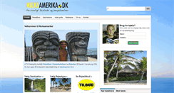 Desktop Screenshot of nicksamerika.dk